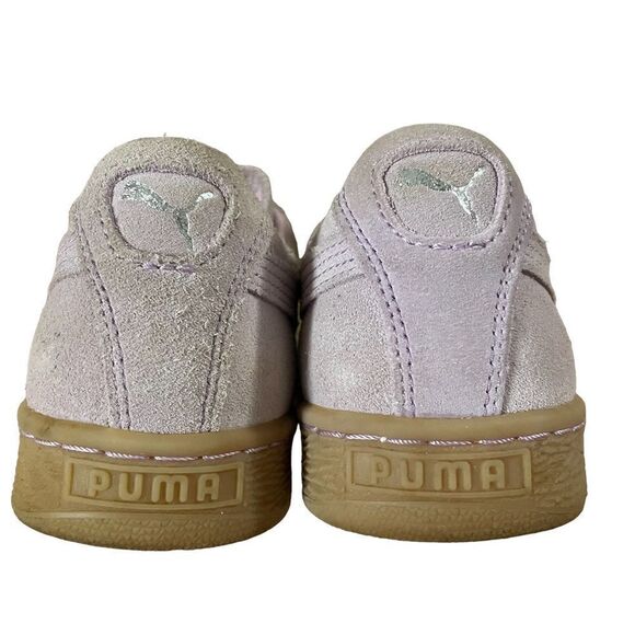 Puma ~ Lavender Suede Lace Up Sneakers ~ size 7 - Picture 8 of 13